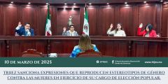 TRIJEZ SANCIONA EXPRESIONES QUE REPRODUCEN ESTEREOTIPOS DE GÉNERO CONTRA LAS MUJERES EN EJERCICIO DE SU CARGO DE ELECCIÓN POPULAR.