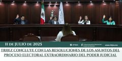 TRIJEZ CONCLUYE CON LAS RESOLUCIONES DE LOS ASUNTOS DEL PROCESO ELECTORAL EXTRAORDINARIO DEL PODER JUDICIALCopy of TRIJEZ RESUELVE ASUNTOS DE LA ETAPA DE RESULTADOS DEL PROCESO ELECTORAL EXTRAORDINARIO DEL PODER JUDICIAL
