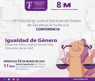 Conferencia: &quot;Igualdad de Género&quot;