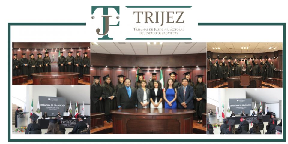 PERSONAL JURISDICCIONAL DEL TRIJEZ  CONCLUYE MAESTRÍA EN DERECHO ELECTORAL